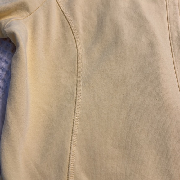 Karen Scott Cotton D-Ring Zipper Jacket Womens Yellow outerwear size large - Picture 7 of 7